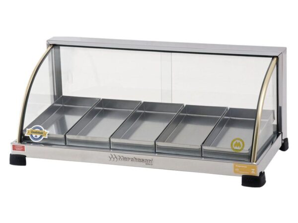 ESTUFA DE SALGADOS OURO CURVA COM 5 BANDEJAS 127V MARCHESONI
