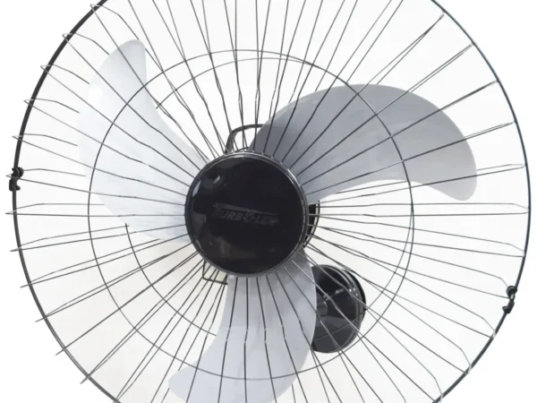 VENTILADOR PAREDE 60CM 200W INDUSTRIAL TURBO TURBÃO 3 PÁS BIVOLT 110V 220V PRETO VITALEX