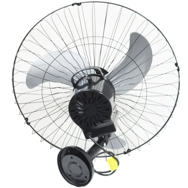 VENTILADOR PAREDE 60CM 200W INDUSTRIAL TURBO TURBÃO 3 PÁS BIVOLT 110V 220V PRETO VITALEX - Imagem 4