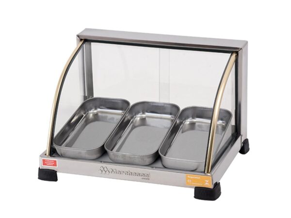 ESTUFA DE SALGADOS OURO CURVA 3 BANDEJAS 220V MARCHESONI