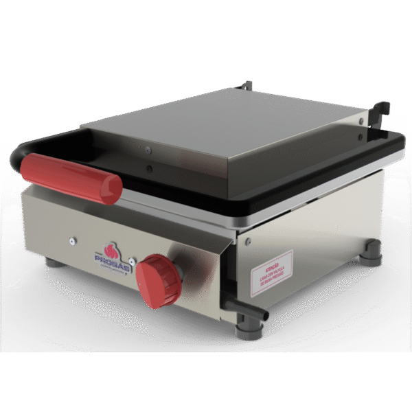SANDUICHEIRA COM PRENSA PR-350G NEW QUEEN GRILL A GAS PROGAS