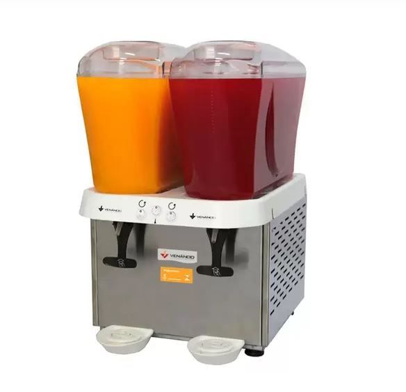REFRESQUEIRA INOX 2 RESERVATÓRIOS DE 16 LITROS 127V VENÂNCIO