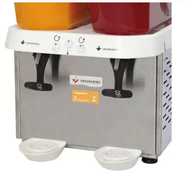 REFRESQUEIRA INOX 2 RESERVATÓRIOS DE 16 LITROS 220V VENÂNCIO - Imagem 2