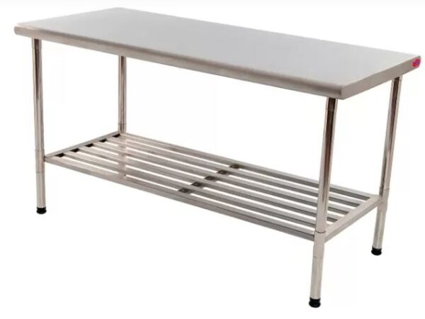 MESA AÇO INOX 430 DESMONTÁVEL 1,50x0,70x0,90M MULTIUSO IMECA