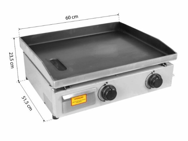CHAPA BIFETEIRA GAS PROFISSIONAL BGM 062G GOURMETEC