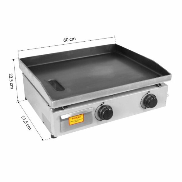 CHAPA BIFETEIRA GAS PROFISSIONAL BGM 062G GOURMETEC