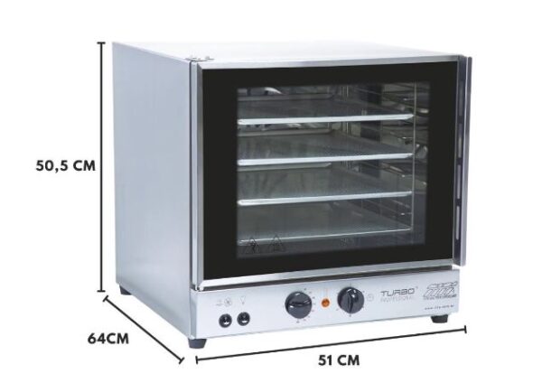 FORNO ELÉTRICO TURBO PROFISSIONAL 4 ASSADEIRAS TITÃ 220V - Imagem 2
