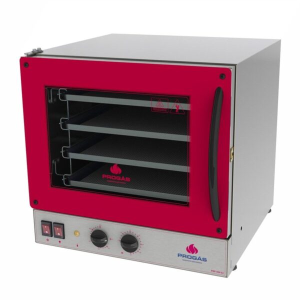 FORNO TURBO ELÉTRICO FAST OVEN PRP-004 G2 220V - PROGAS - VERMELHO