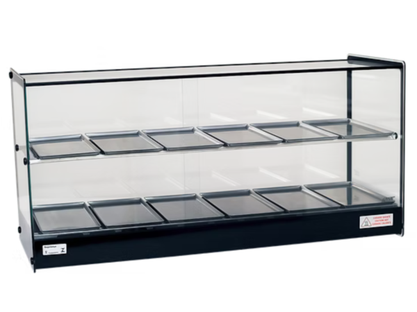 ESTUFA PARA SALGADOS EVR BP 12 BANDEJAS DUPLAS COM O PERFIO PRETO 127V -  TITÃ