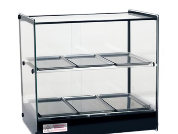 ESTUFA PARA SALGADOS EVR BP 6 BANDEJAS DUPLAS COM O PERFIO PRETO 127V - TITÃ