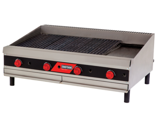 CHAR BROILER PEDRA GAS GLP CCP4 100CM CROYDON 44000BTU