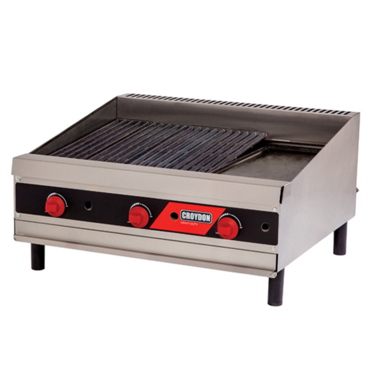CHAR BROILER PEDRA GAS GLP CCP3 75CM CROYDON 33000BTU