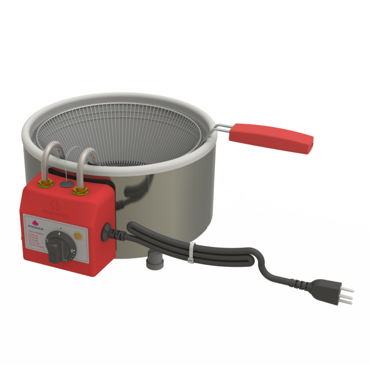 TACHO FRITADOR ELÉTRICO 3 LITROS C/CESTO - PROGÁS - PR-310E - 127V