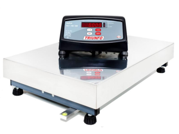 BALANÇA ELETRÔNICA PLATAFORMA INOX 40X60CM SLIM - PLT 150/300 TRIUNFO BIVOLT