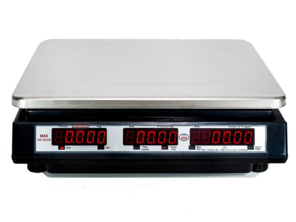 BALANÇA DIGITAL COMPUTADORA 15KG COM BATERIA MAX DST-15-C/D - TRIUNFO