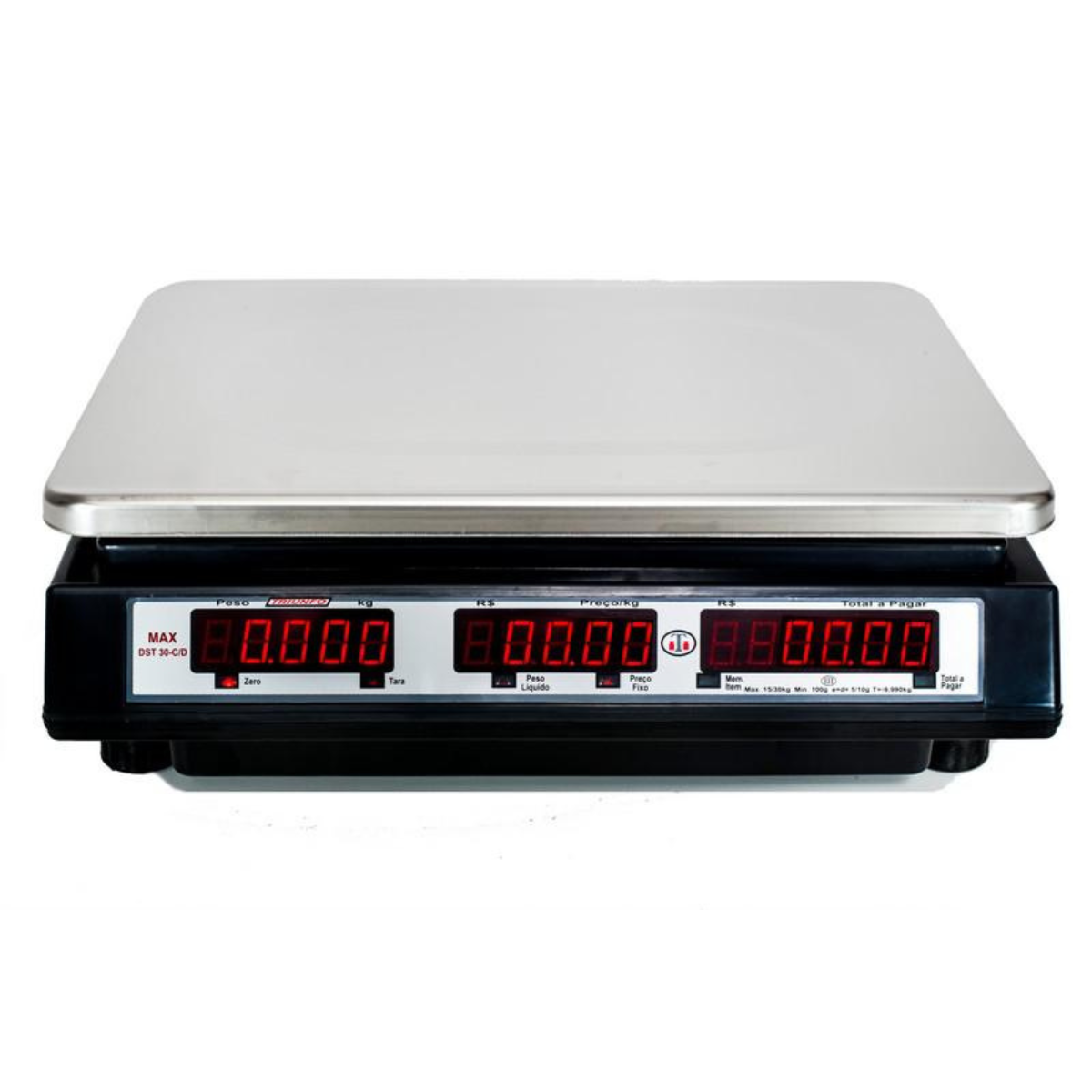 BALANÇA DIGITAL COMPUTADORA 15KG COM BATERIA MAX DST-15-C/D - TRIUNFO