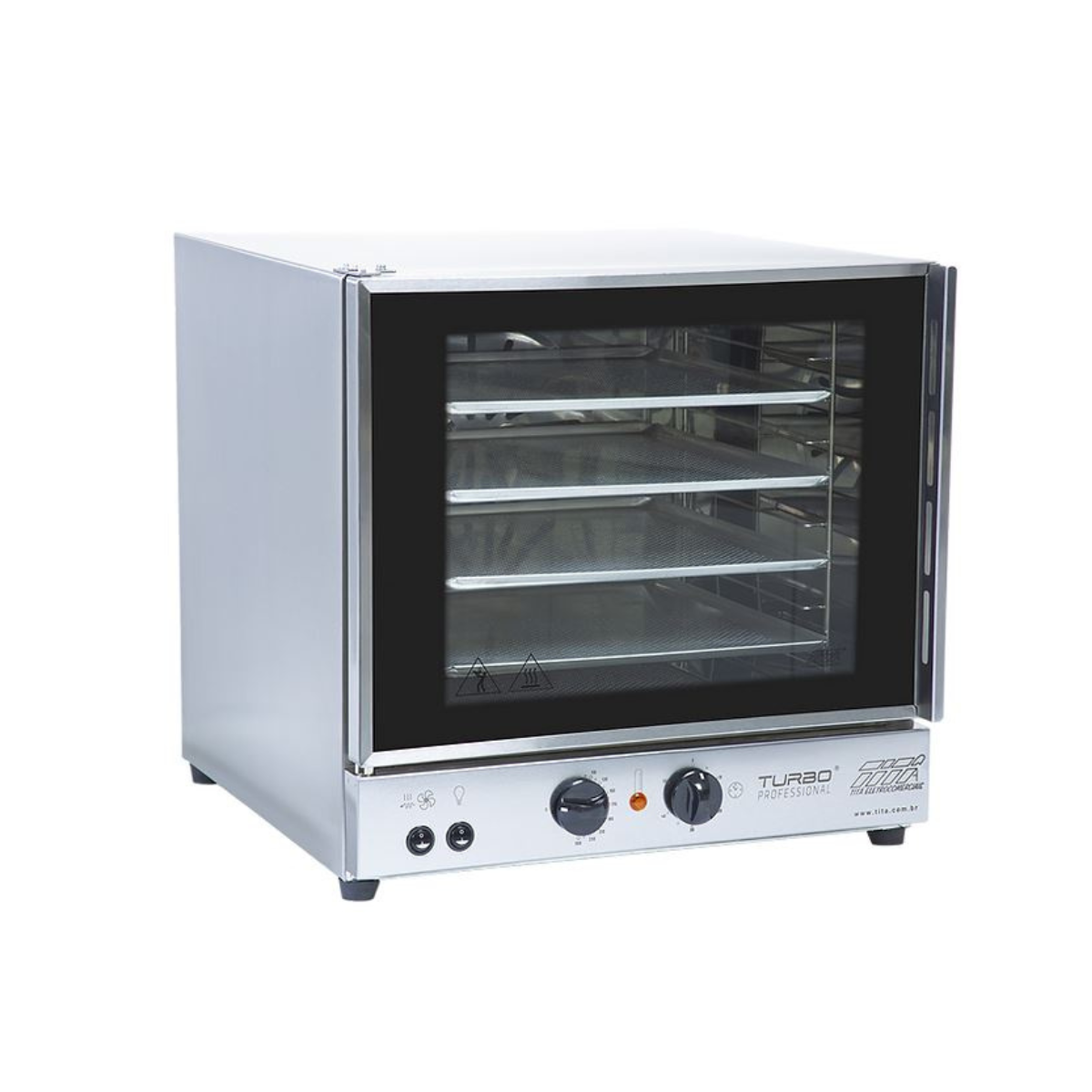 FORNO ELÉTRICO TURBO PROFISSIONAL 4 ASSADEIRAS TITÃ 220V